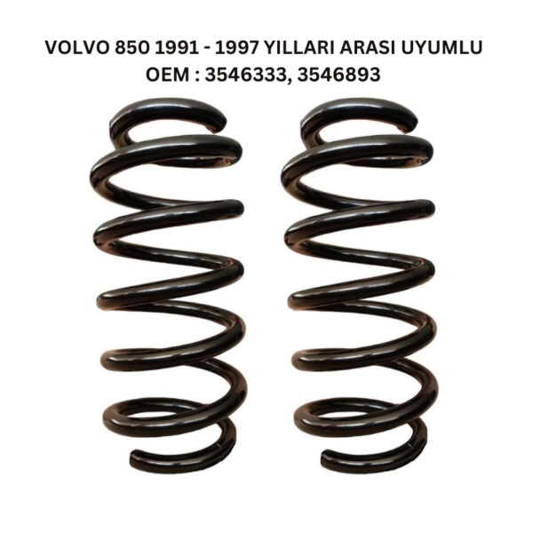 1991-1997 Volvo 850 İçin Standart Yay ST135010R - 2 Adet Arka Helezon Yay Takımı - Görsel 2