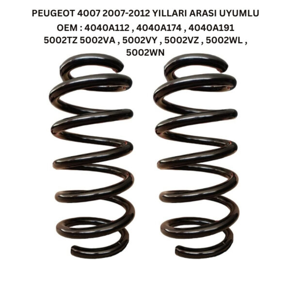 2 Adet Standart Yay ST106066FF – Peugeot 4007 (2007-2012) Ön Helezon Yay Takımı - Görsel 2