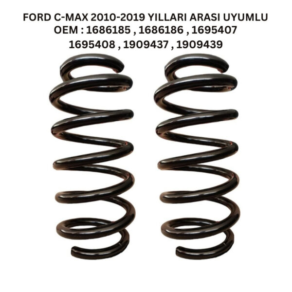 2 Adet Standart Yay ST110122R – Ford C-Max (2010-2019) Arka Helezon Yay Takımı - Görsel 2